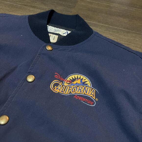 Vintage Disney California Adventure Staff Varsity Jacket 90s XXSmall - Picture 1 of 5